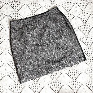 BANANA REPUBLIC Metallic Tweed Skirt